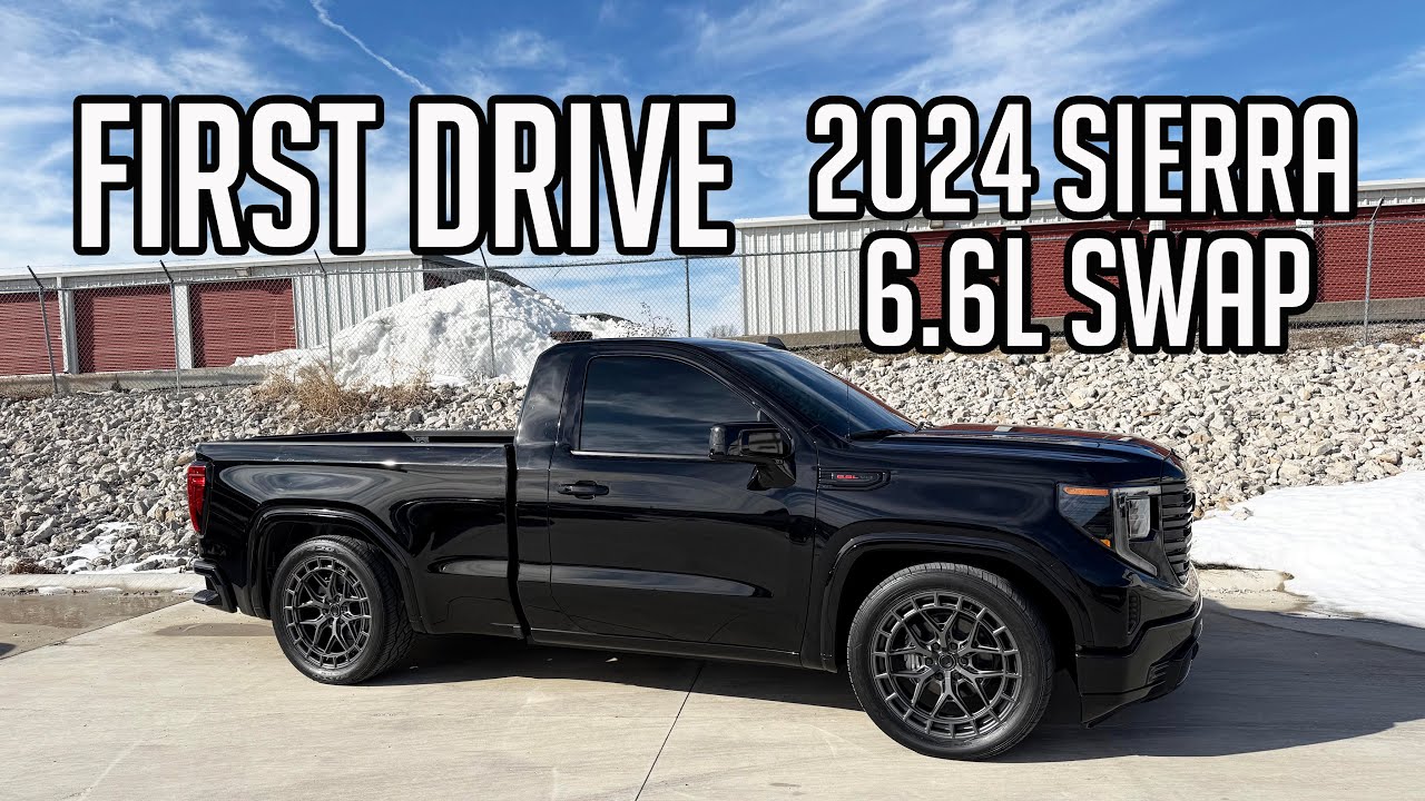 Take a ride in my cammed 6.6L swapped 2024 GMC 1500 4x4.