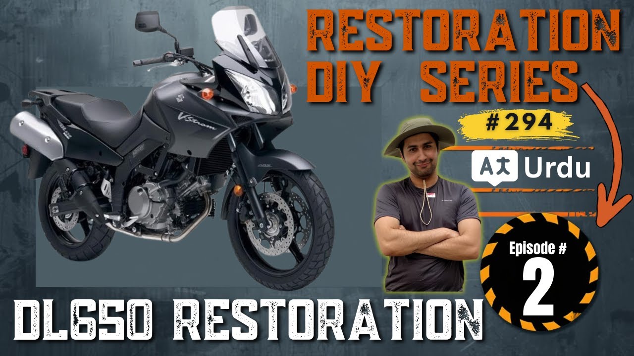 294  -Part 2 Suzuki DL650 V-Stroom 2008 / Restoration / Paint job/ All plastic and rusty parts 