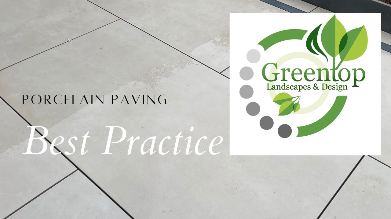 How To Lay  Porcelain Paving