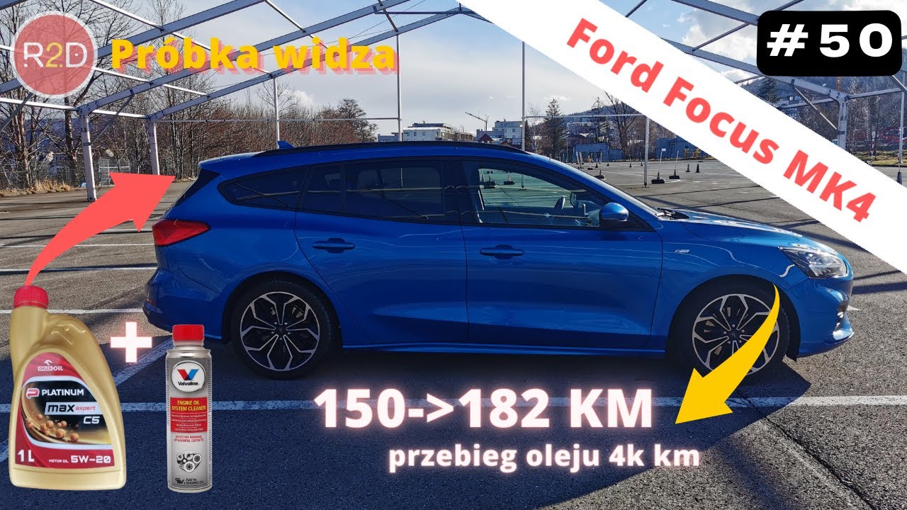 Płukanka Valvoline, olej Orlen Platinum, przebieg 4k km, ford focus mk4, jaka lepkość oleju? #50