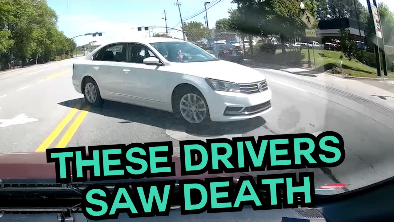 These Drivers Were Moments From Disaster 😱 #compilation  | CATERS CLIPS