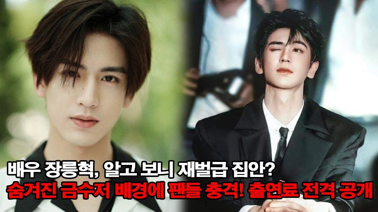 배우 장릉혁, 알고 보니 재벌급 집안? 숨겨진 금수저 배경에 팬들 충격! 출연료 전격 공개