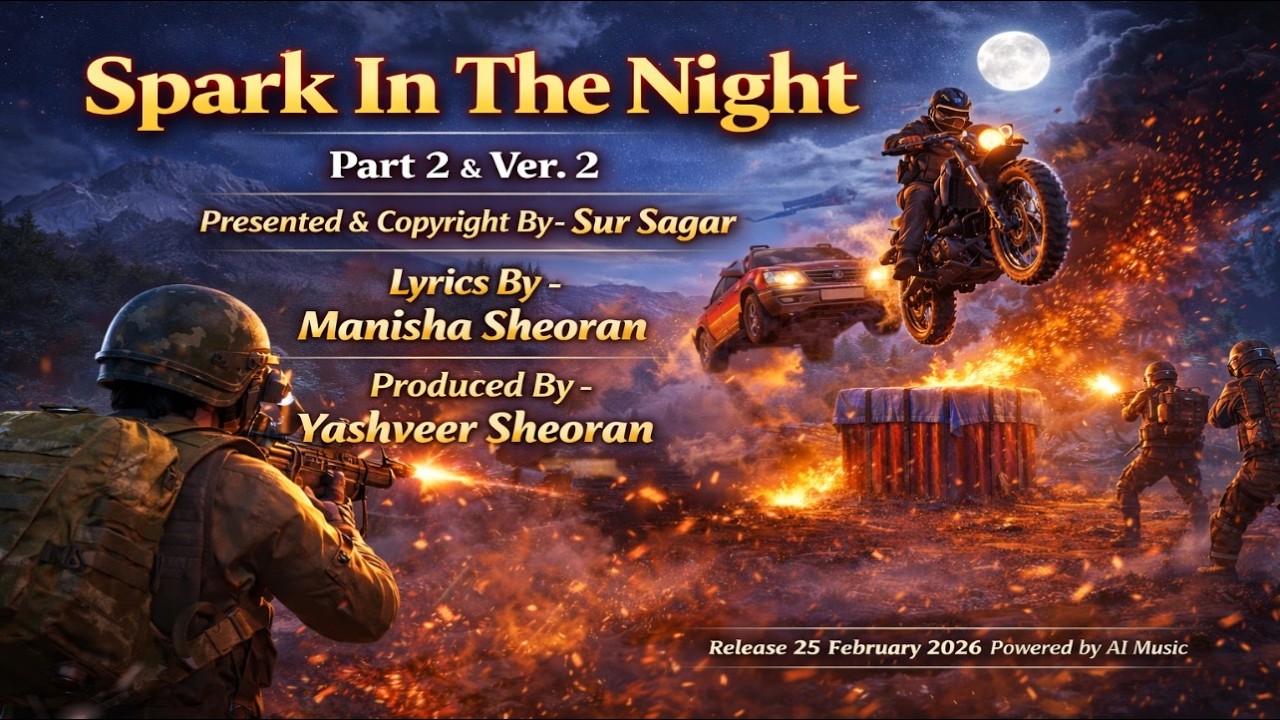 Spark In The Night | BGMI Game Anthem Theme Music | Part 2 | Lyrics By Manisha Sheoran