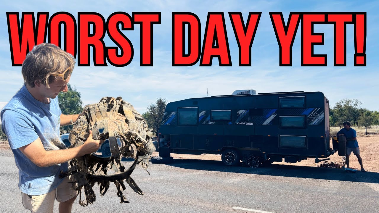 Flat Tyres, Fights & Full Camps! Our Toughest Day on the Road 🚐 | Gregory Downs, QLD