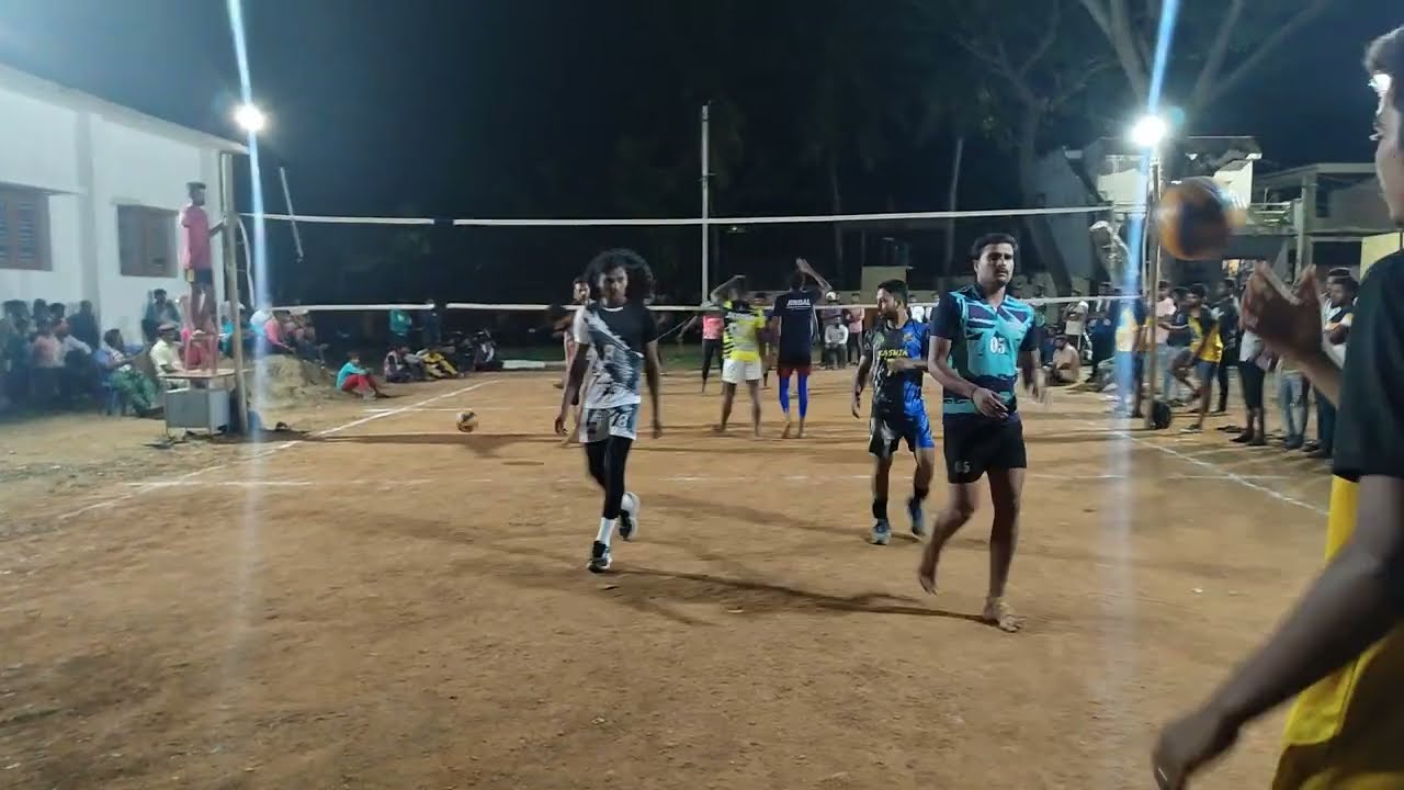 shivamoga vs kerebilchi volleyball 1st set abbu,anda,Pawan,gouda,tarkari 🏐fire match🏐,