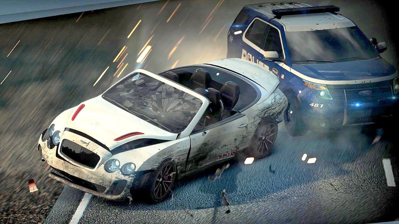 Need For Speed: Most Wanted Bentley Continental Supersport High Speed Police Chase