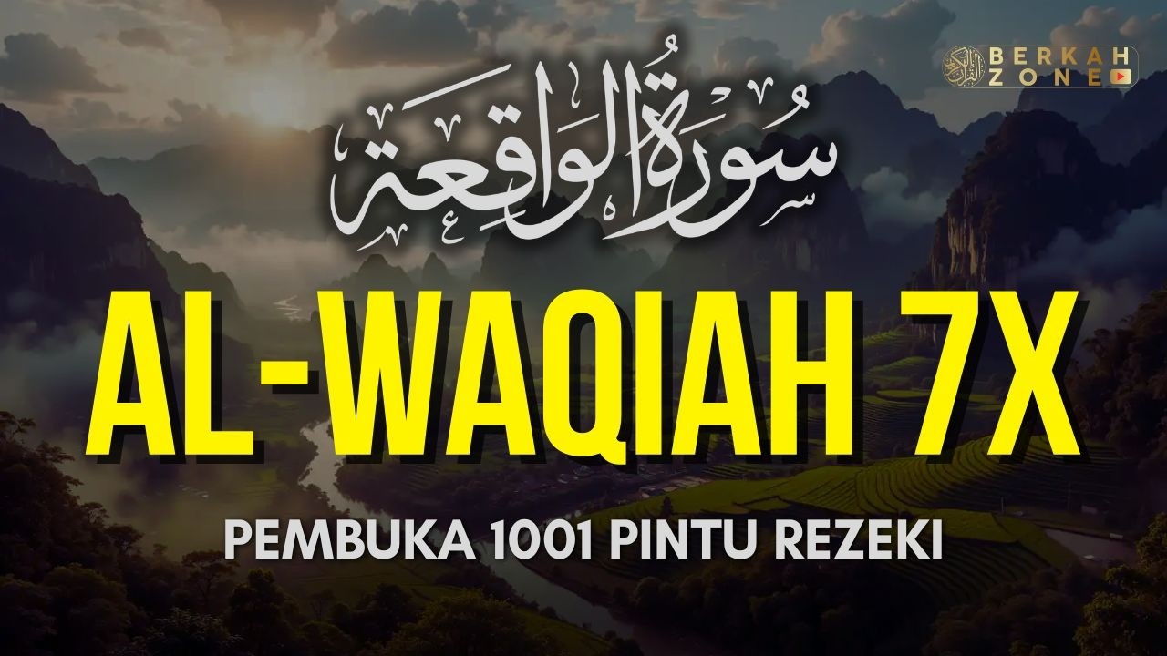 SURAT AL-WAQIAH 7x: Kunci Pembuka Pintu Rezeki,Dengarkan Hutang Lunas Rezeki Datang Dari Segala Arah