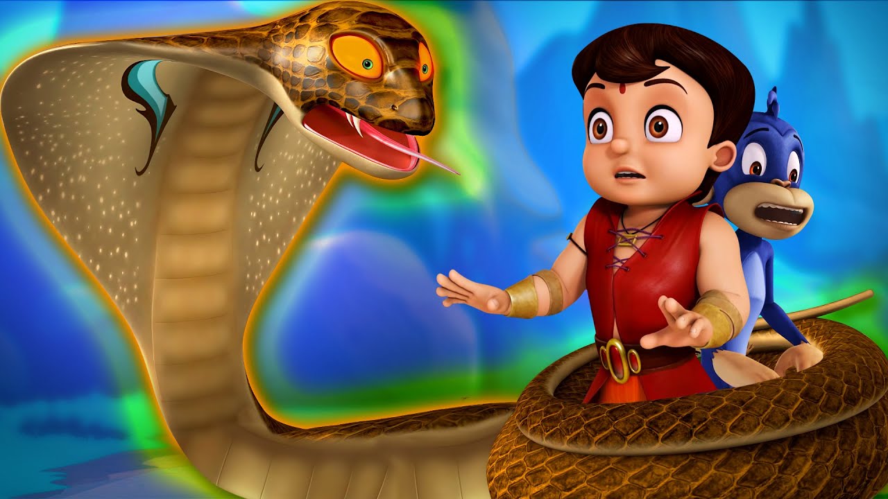 Super Bheem - Big Snake Attack | Hindi Cartoons for Kids | Funny Kids Videos