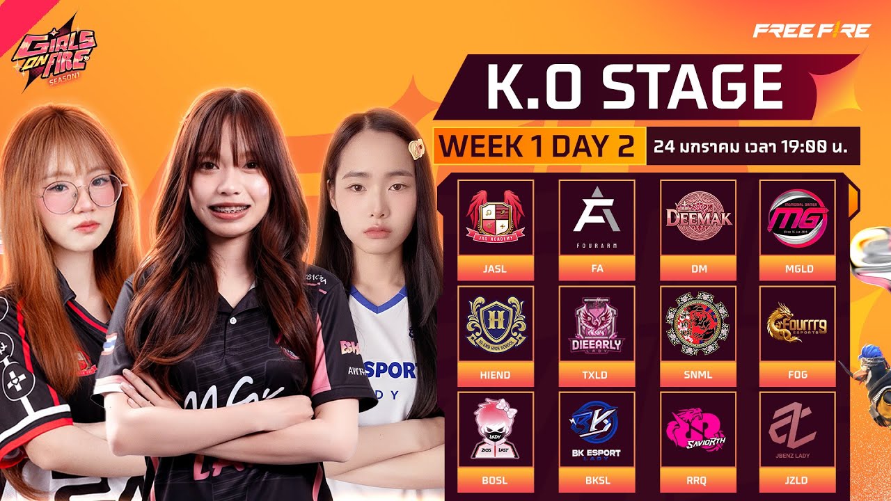 🔴 [TH] Girls On Fire SS1 - BR Knockout Stage Day 2