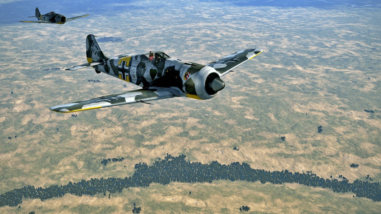 Fw 190 A-3 - Intercept Pe-2 - IL 2 Sturmovik