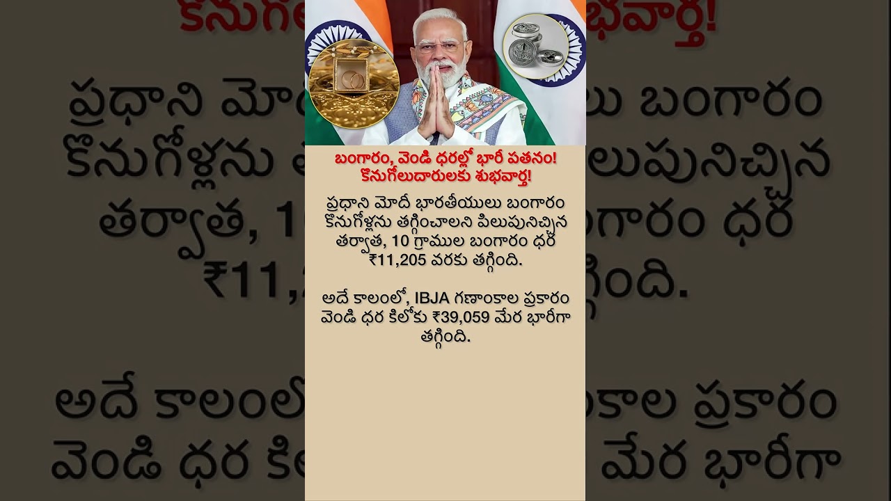 Gold & Silver Prices Crash in India! Big Relief for Buyers | Latest Gold Price Update 2026