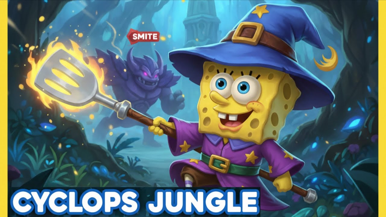 [MLBB] Cyclops SpongeBob Skin Jungle Gameplay 🔥 Fun | Solo Ranked Match