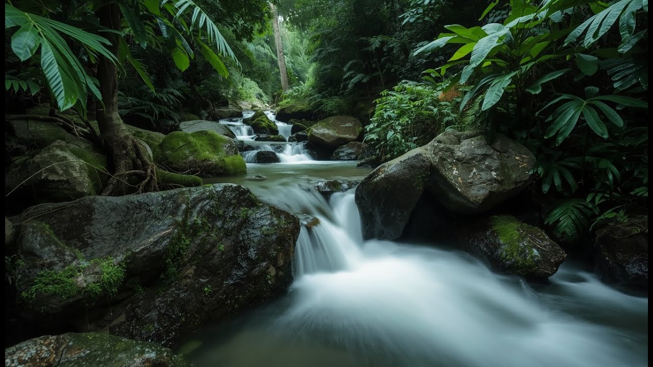 River Flow & Birds Chirping 🌊 Calm Nature Sounds for Deep Sleep