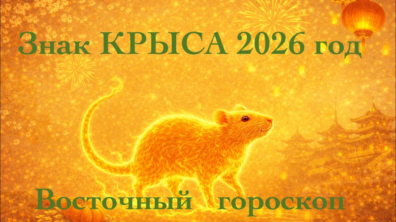 Если вы родились в год Крысы — это видео изменит вашу стратегию