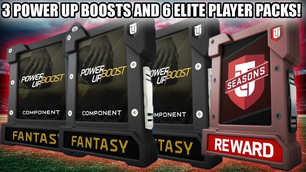3 POWER UP BOOSTS AND 6 ELITE PLAYER PACK OPENING! GREAT PULLS! | MADDEN 18 ULTIMATE TEAM