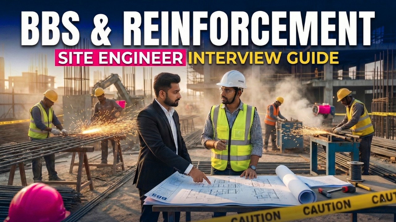 How to Crack Site Engineer Interview with Steel Rules, Reinforcement & BBS Basics