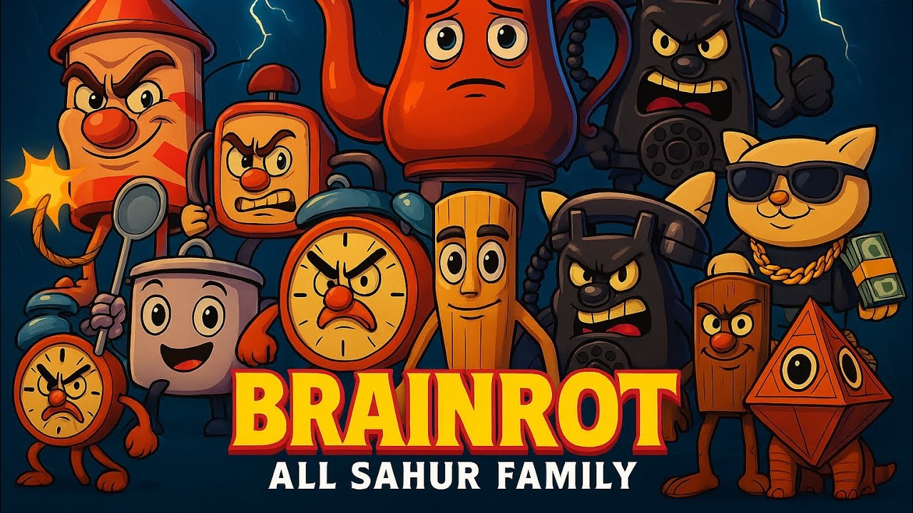 BRAINROT ANIME OPENING | episode 6| official music video feat SAHUR FAMILY 