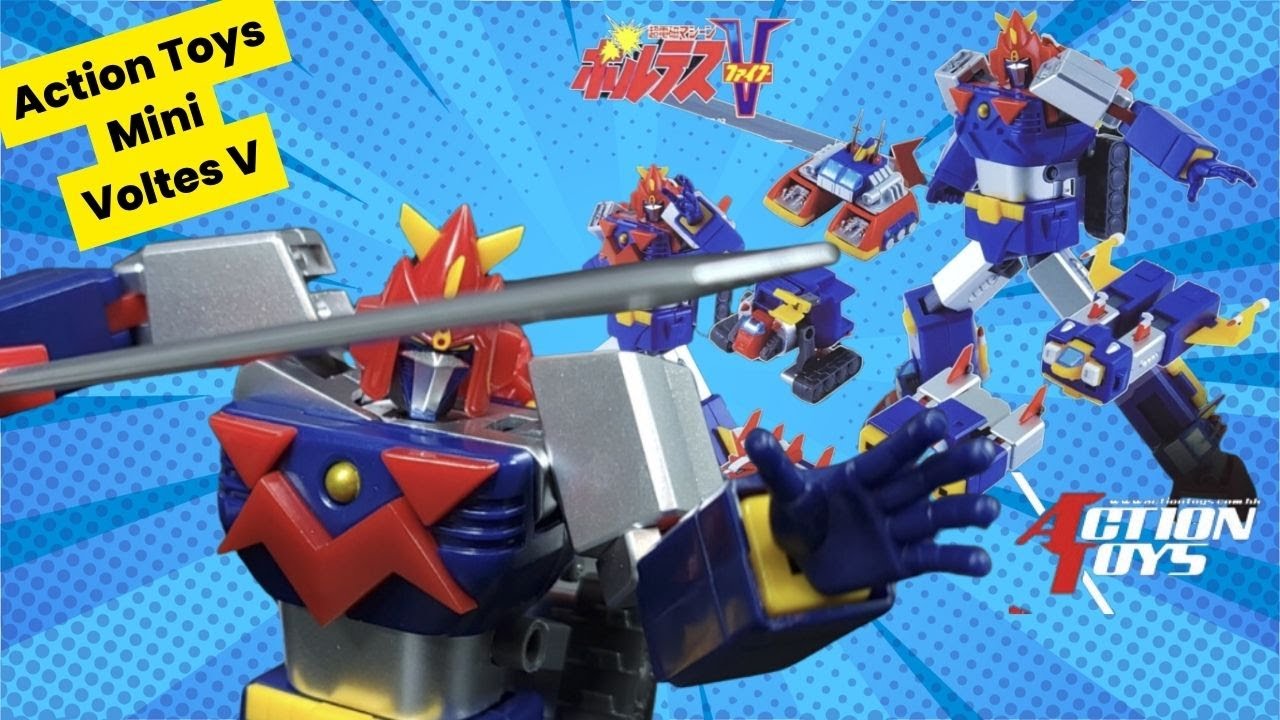 Mini Action Voltes V by Action Toys | Unboxing & Showcase