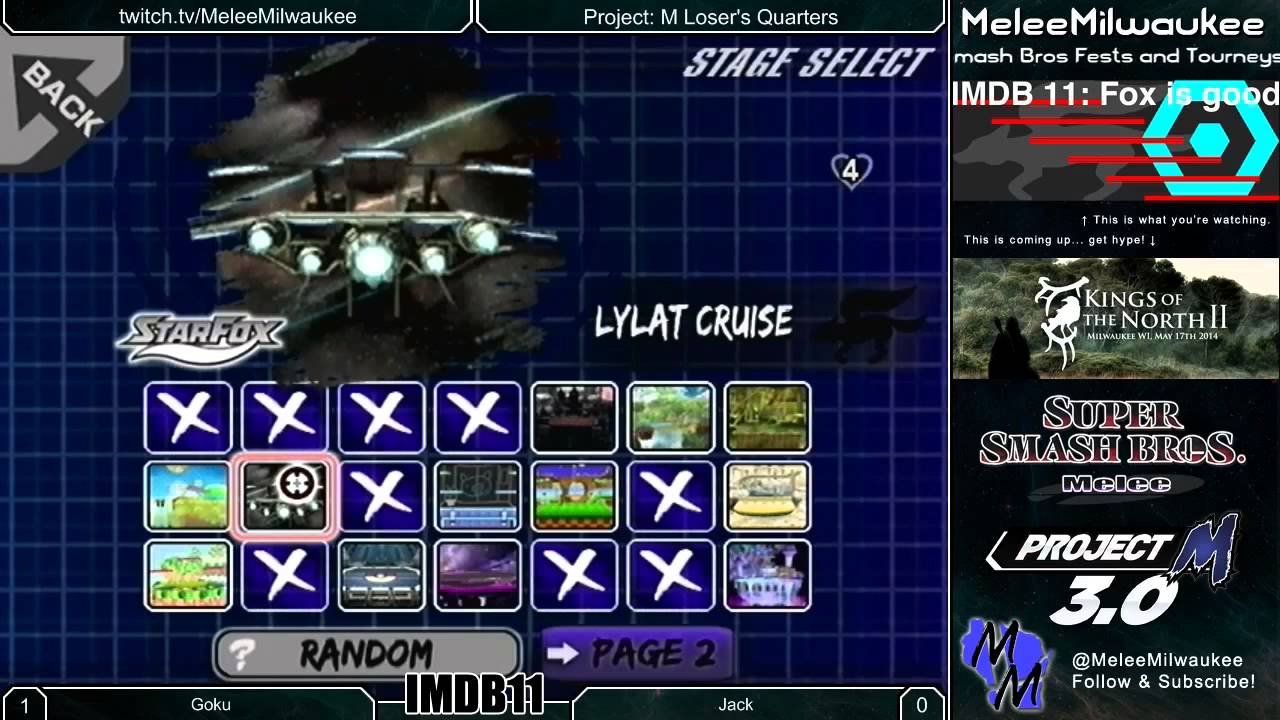 IMDB11 - Goku (Charizard) vs Jack (Lucario) Project: M Loser's Quarters