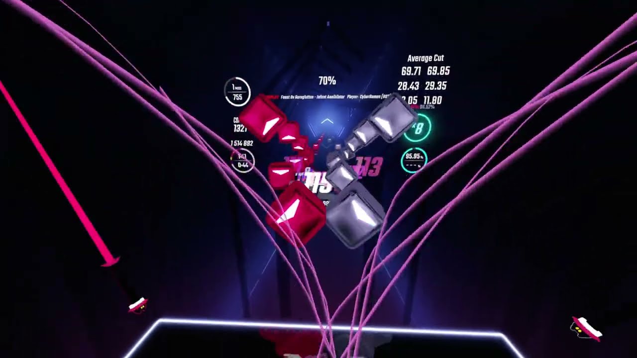 [Beat Saber AI] Feast Ov Goreglutton - 95.81% 1 Miss