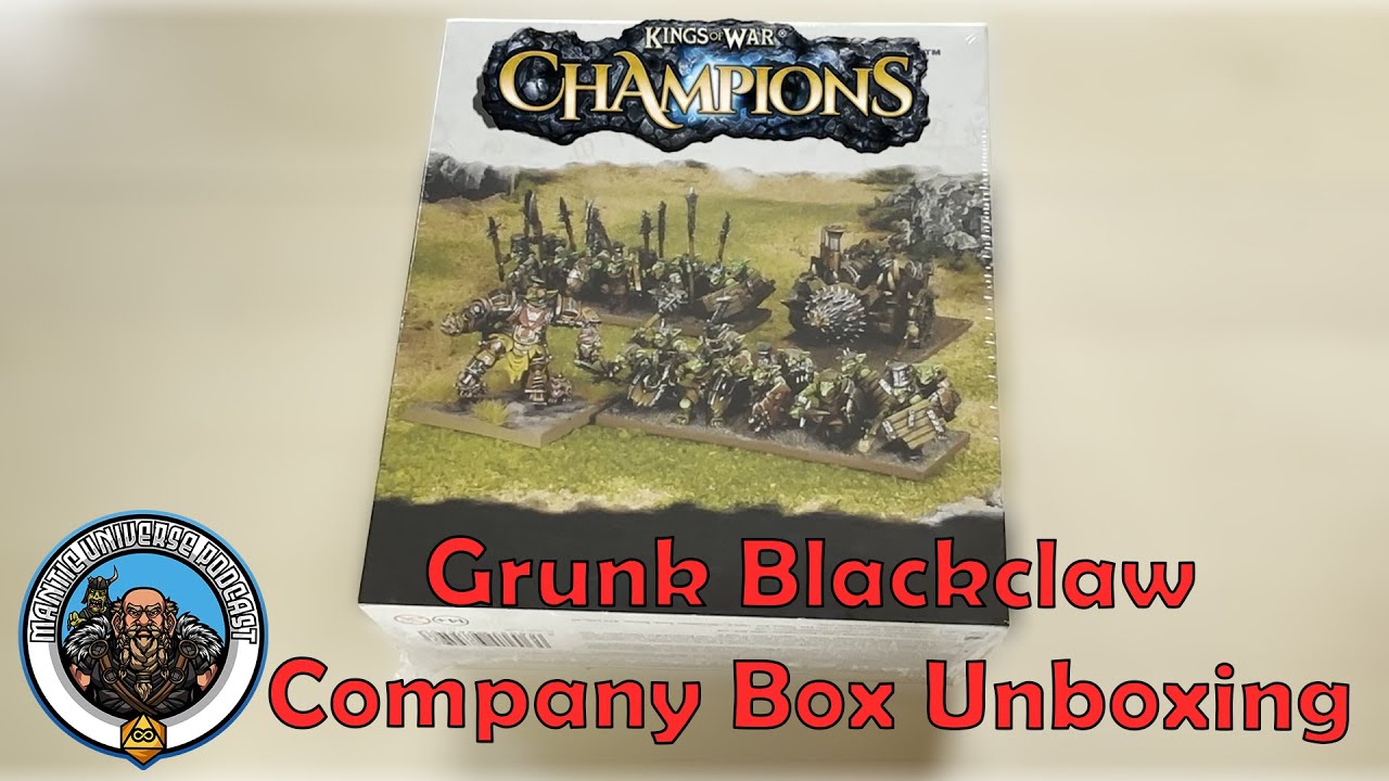 Коробка Grunk Blackclaw Company | Распаковка