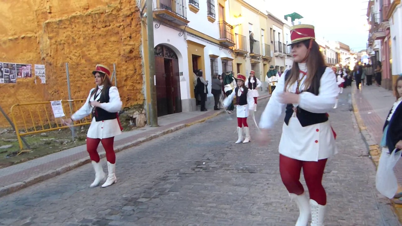 Cabalgata Lora del Rio 2017 - "Los Peces en el Rio"- Mayorettes AM Virgen del Carmen Durcal