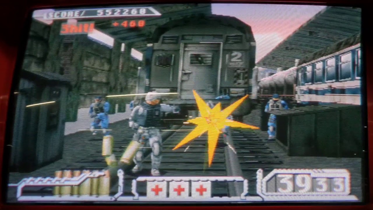 (Remake) Time crisis 2 (3 life start) Keith side play