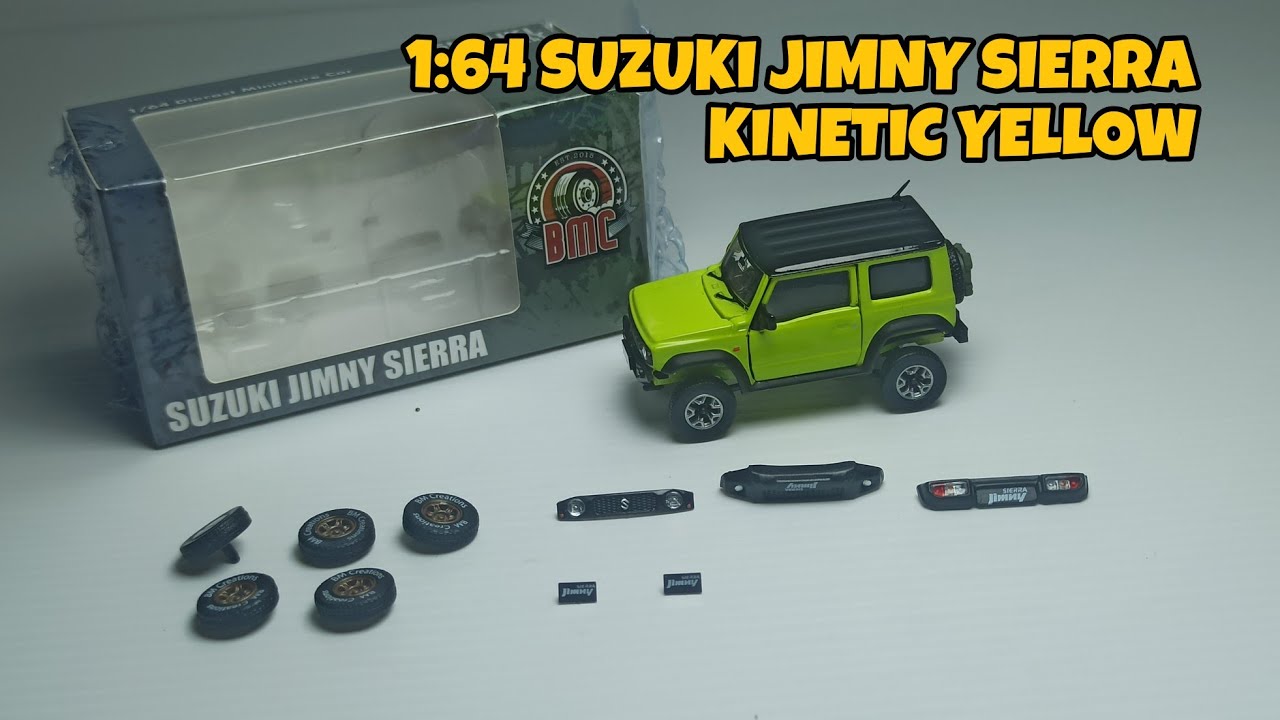 SUZUKI JIMNY SIERRA KINETIC YELLOW BY BM CREATIONS. 7 Fakta Menarik Diecast ini ‼️