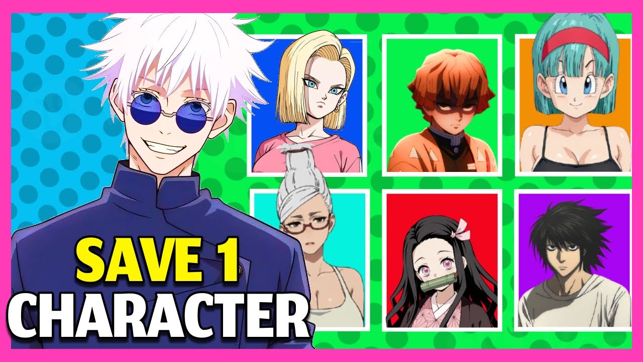Save One Anime Character – The Hardest Choice Ever!