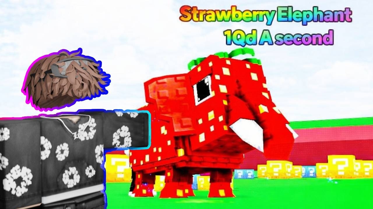 🍓I GOT STRAWBERRY ELEPHANT!🍓 BREAK A LUCKY BLOCK