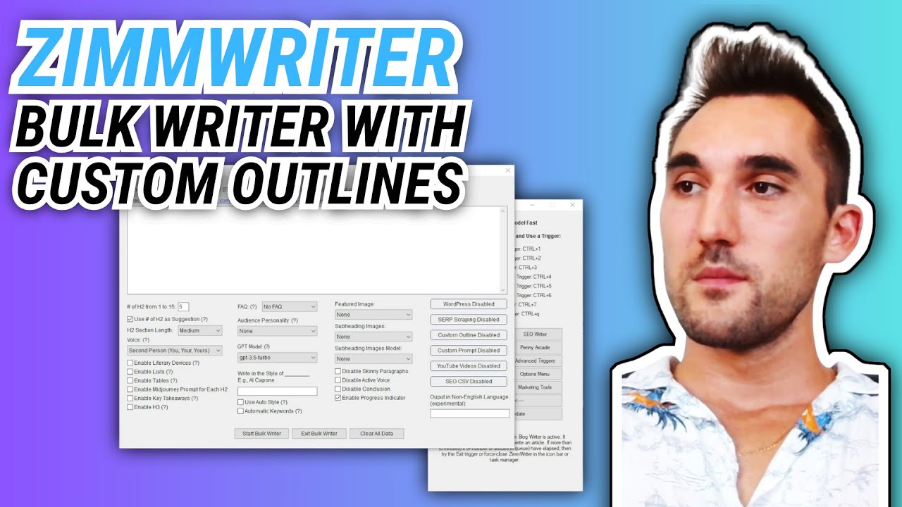 How to Use Zimmwriter Bulk Writer With Custom Outlines