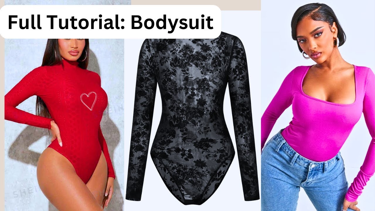 [DIY]: HOW TO CUT AND SEW A TRANSPARENT BODYSUIT.