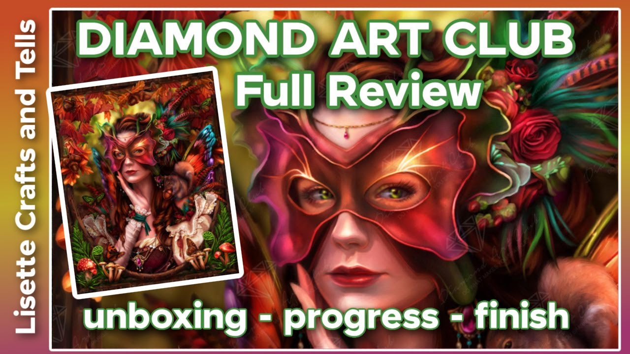 Полный обзор DIAMOND ART CLUB: Autumn Queen — старенькая, но, боже мой... она потрясающая!!