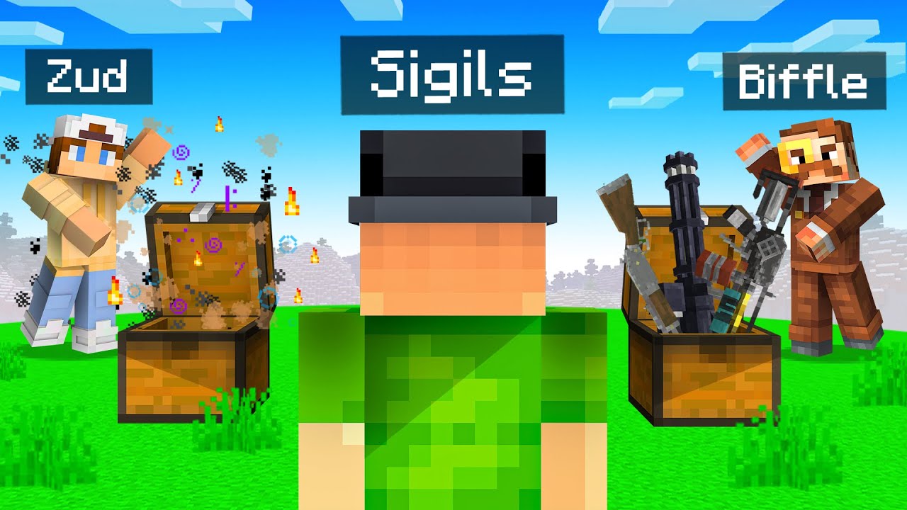 DEAL or NO DEAL for GUNS & SPELLS in Minecraft