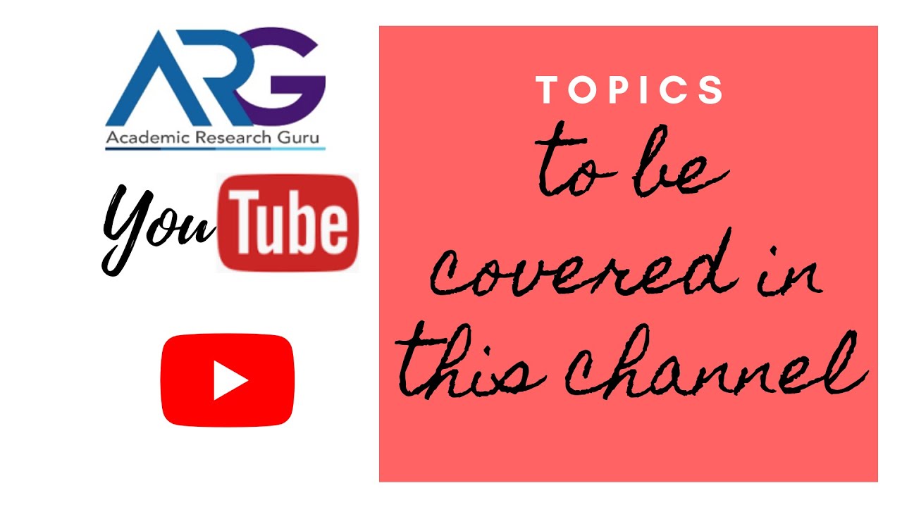 02 Academic Research Topics to be discussed by ARG Channel