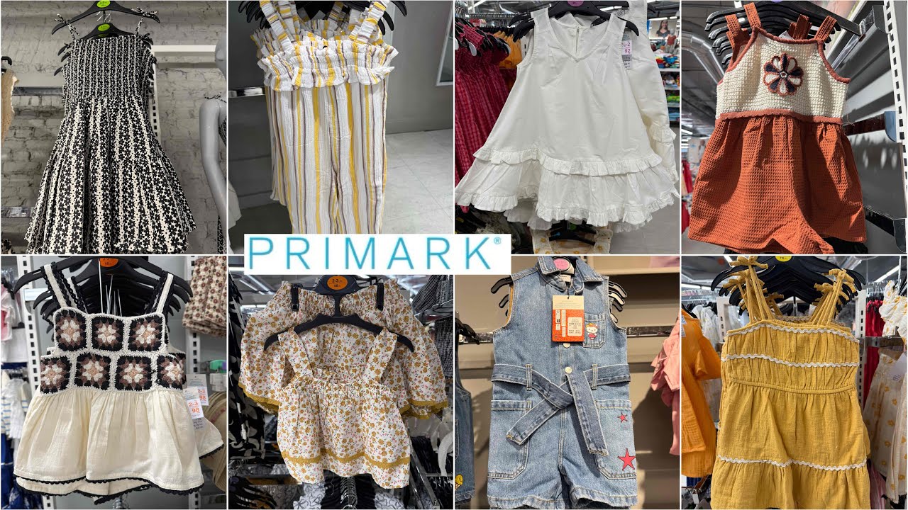 Primark kids girls clothes 1-8 years new collection / June 2025