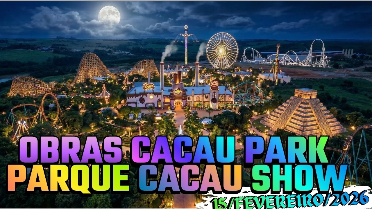 #66 VOCÊ NÃO VAI ACREDITAR NA VELOCIDADE DAS OBRAS DO CACAU PARK!!