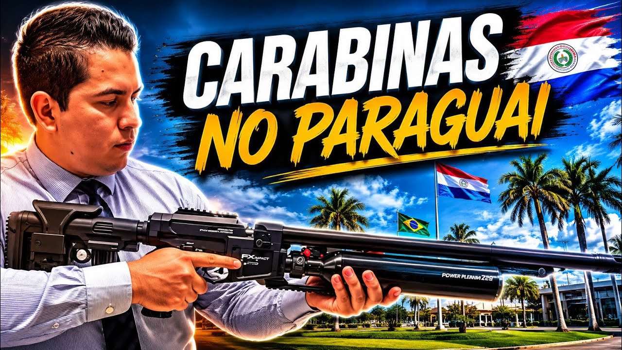 CARABINAS de PRESS&Atilde;O e PCP no PARAGUAI. Shopping China.