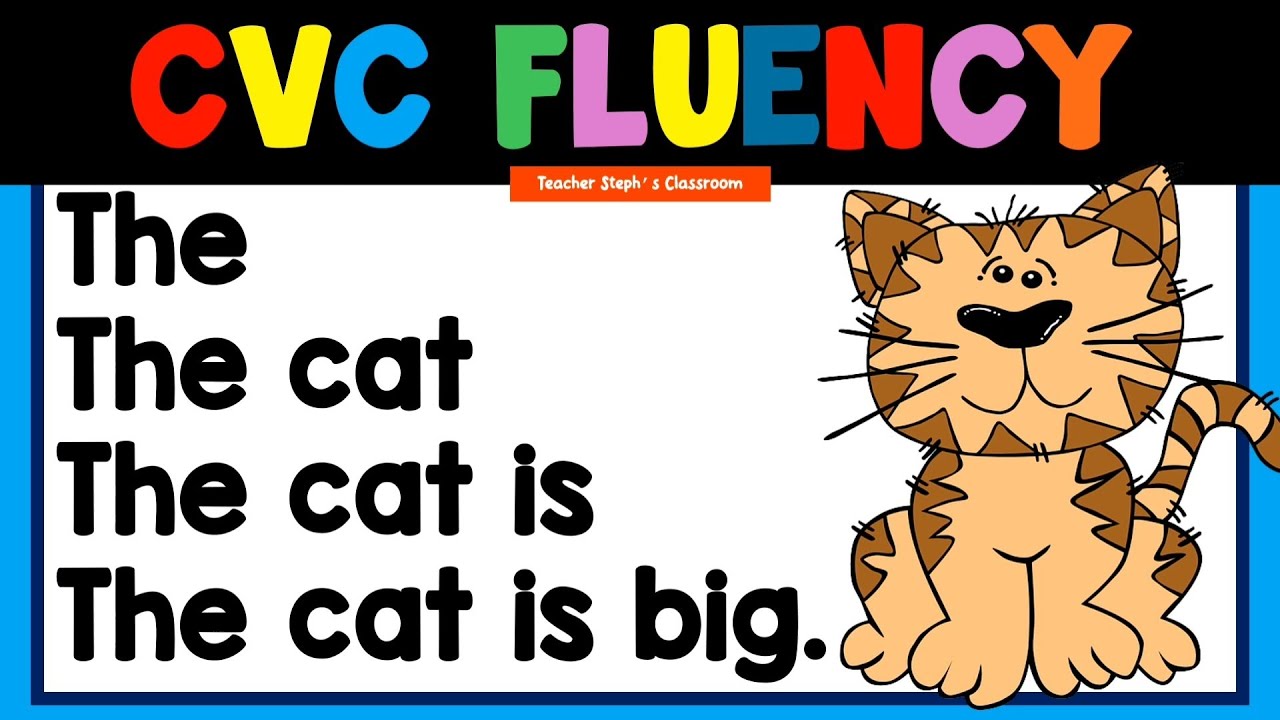CVC Reading Practice for Kids | CVC Reading Fluency