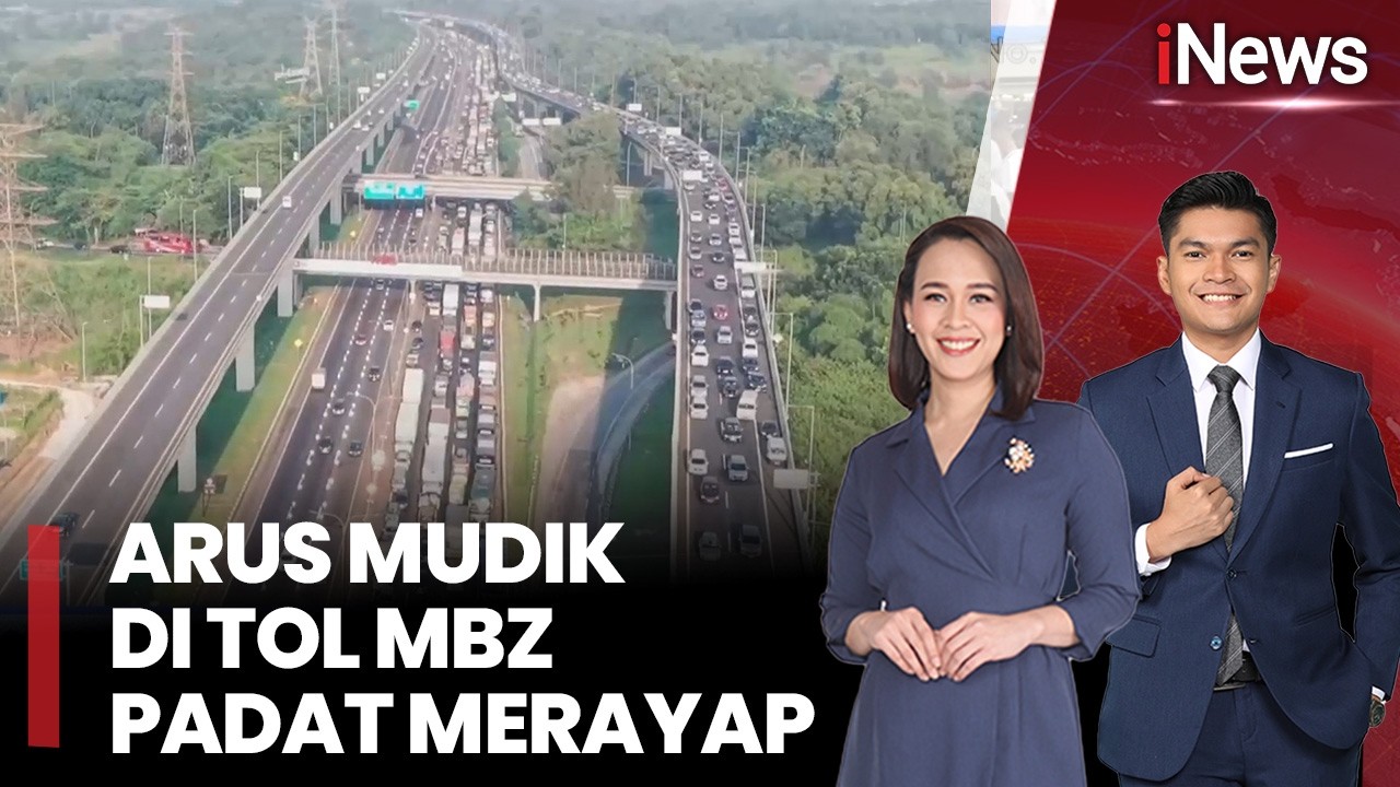 Tol MBZ Padat Merayap, Arus Mudik Jakarta Cikampek Macet Panjang | iNews Today (18/03)
