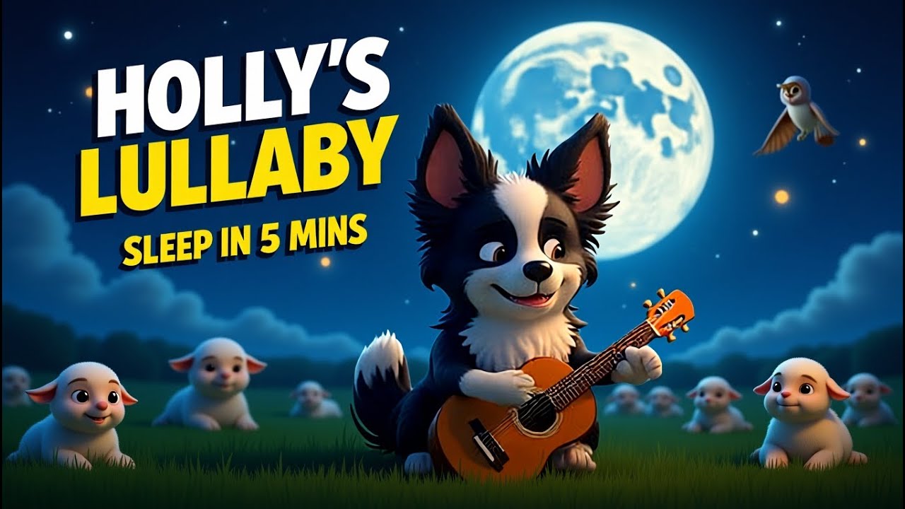 Holly Collie’s Moonlit Lullaby 🌙 Gentle Baby Sleep Music & Animal Songs
