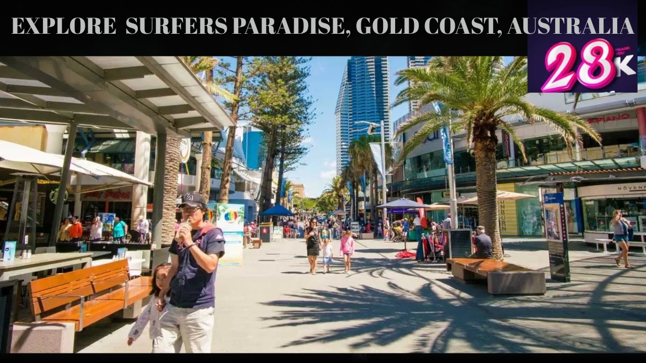 🇦🇺🦘Explore surfers paradise Gold Coast popular street Australia