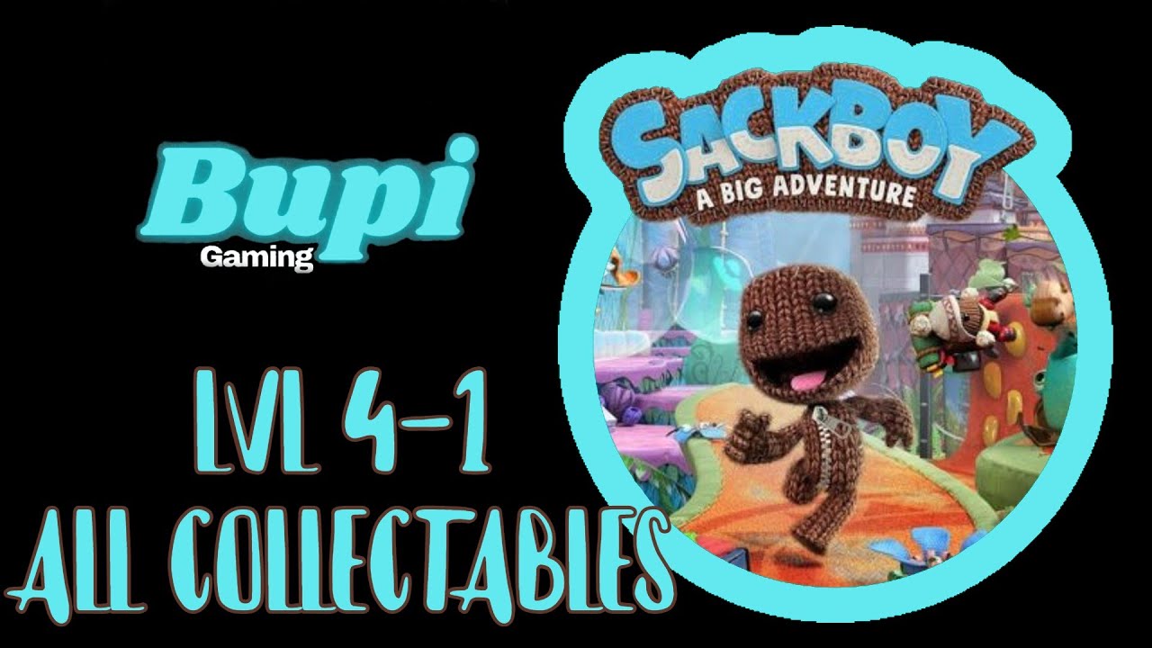 Sackboy: A Big Adventure ALL COLLECTABLES - LVL 4-1 (Boot Up Sequence)
