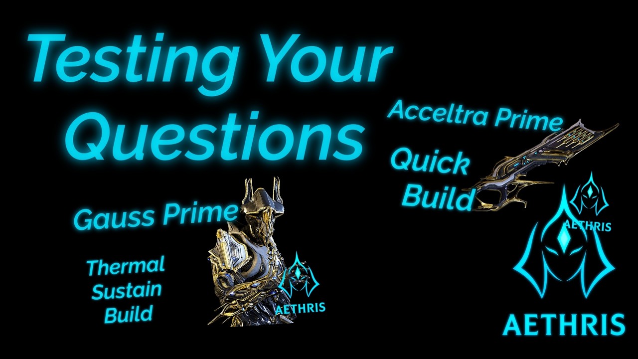 Responding to Your Comments | Faction Testing & No-Helminth Gauss Build