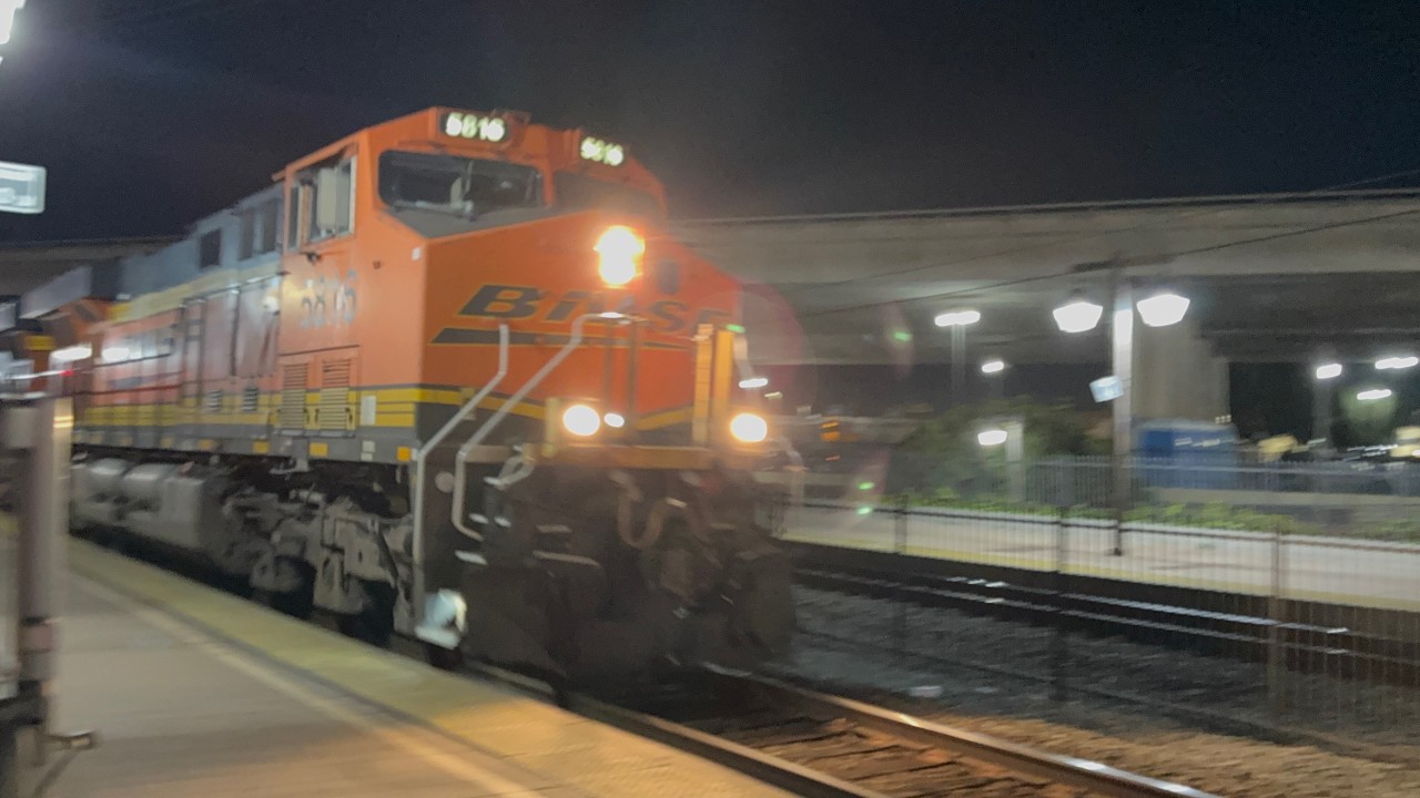 Filming Trains in San Diego, Featuring the BNSF Night Train (March 5, 2026)
