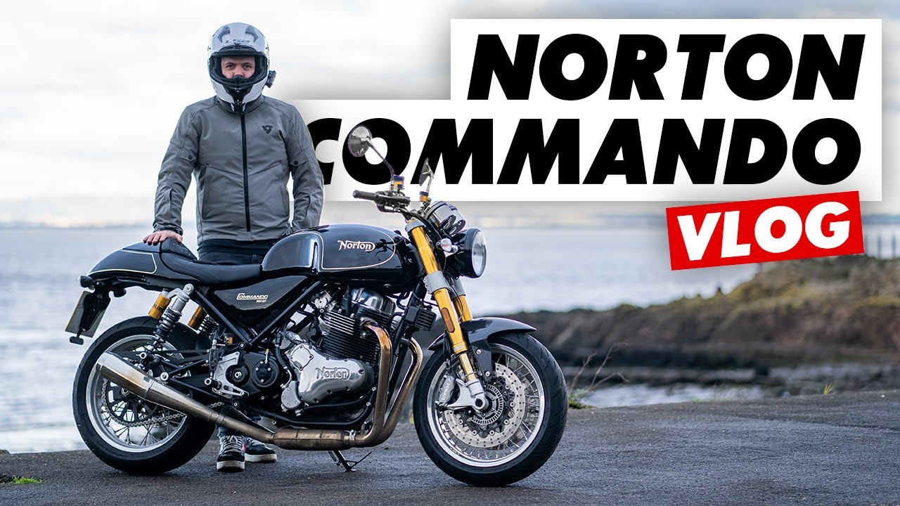 Езда на новом Norton Commando 961 SP 2023 года