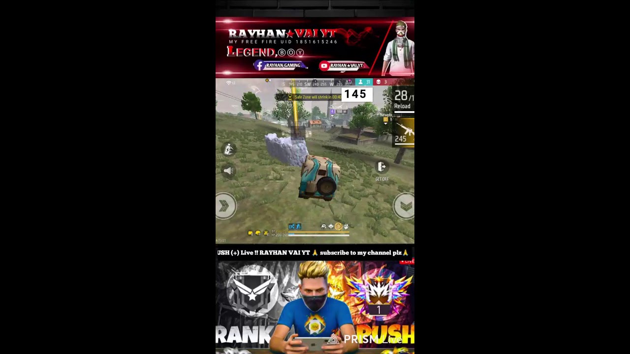 🛑[Live Free Fire New Rank Season Rank Push
PUSH (+) LIVE
Live !!