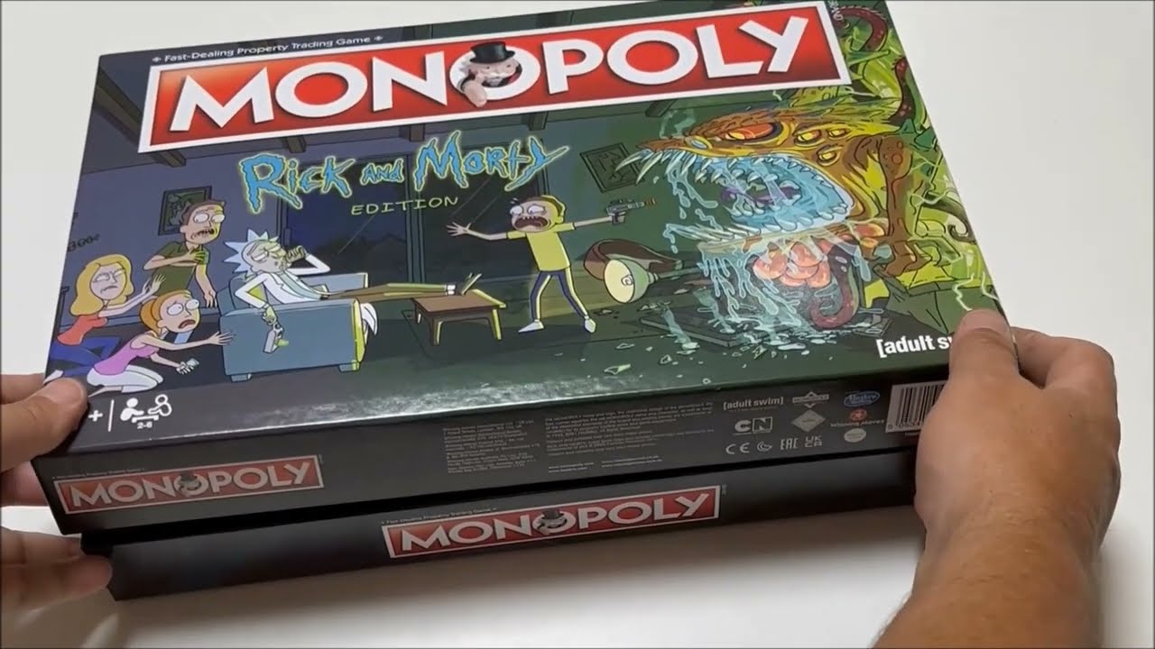 Unboxing Monopoly Rick and Morty Edition