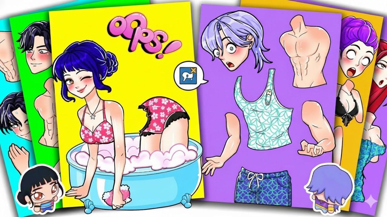 WOW! Romantic Love Song HUNTRIX ZOEY x SAJA BOYS MYSTERY - KPOP DEMON HUNTERS | Sticker Book DIY