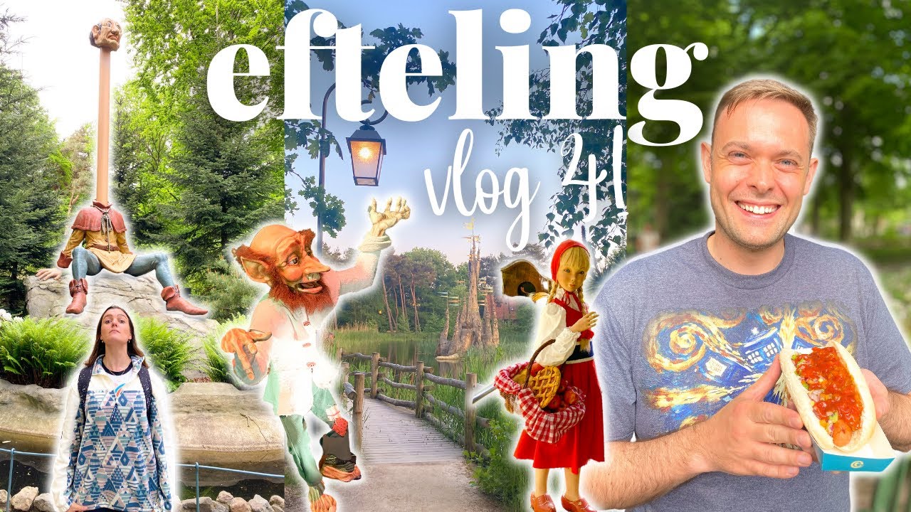 FAIRYTALE FOREST WALKTHROUGH AT EFTELING! DATE NIGHT, SWIM & EXPLORE AT VILLAGE BOSRIJK! Vlog 4 | AD